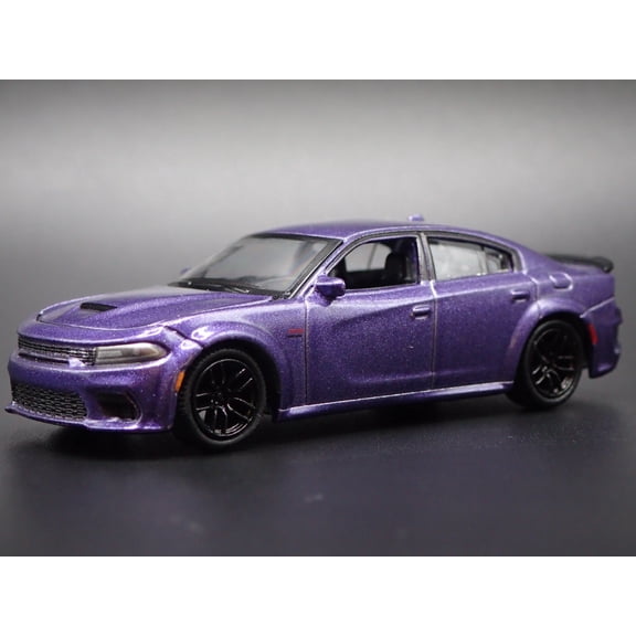 Open Box 2023 23 DODGE CHARGER RT SCAT PACK SWINGER 1:64 SCALE DIORAMA DIECAST MODEL CAR