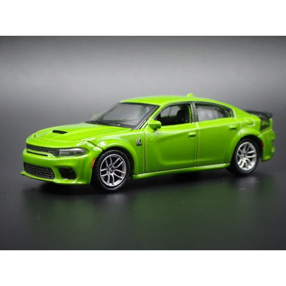 Open Box 2023 23 DODGE CHARGER RT SCAT PACK SWINGER 1:64 SCALE DIORAMA DIECAST MODEL CAR