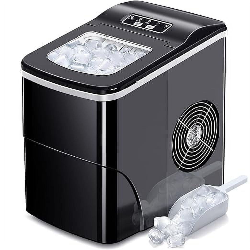Open Box AGLUCKY Ice Makers Countertop SelfCleaning, 26.5lbs/24hrs