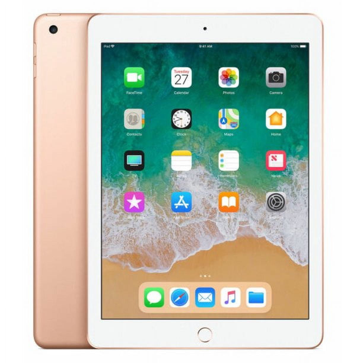 Open Box Apple ipad 6th Generation 128 GB Wi-Fi Gold - Walmart.com