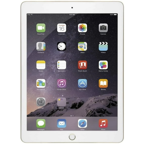 Restored APPLE IPAD AIR 2 9.7" 32GB WIFI MNV72LL/A - GOLD (Refurbished)