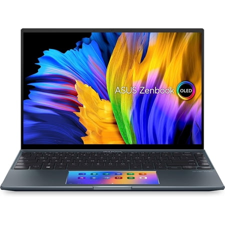 Open Box ASUS ZenBook 14X OLED 14” WQXGA Touch i7-1165G7 16GB 512GB SSD MX450 - Pine Grey