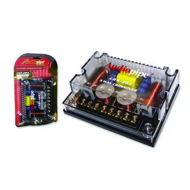 Open Box AUDIOPIPE CRX303 300 Watt 4Ohm 3Way Car Audio Passive