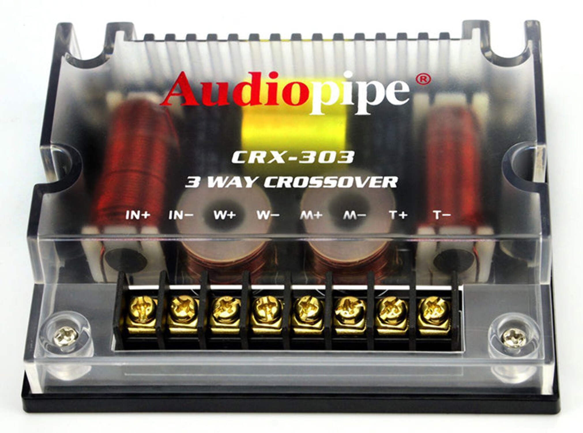 Audiopipe 4 Ohm 3 Way Crossover 300 Watts Passive Car Audio