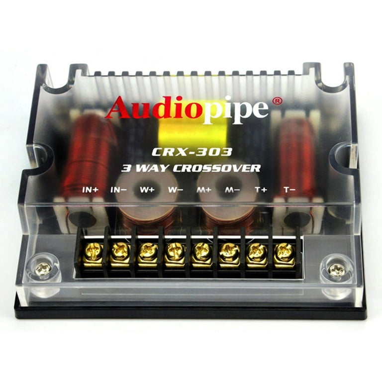 Audiopipe 4 Ohm 3 Way Crossover 300 Watts Passive Car Audio