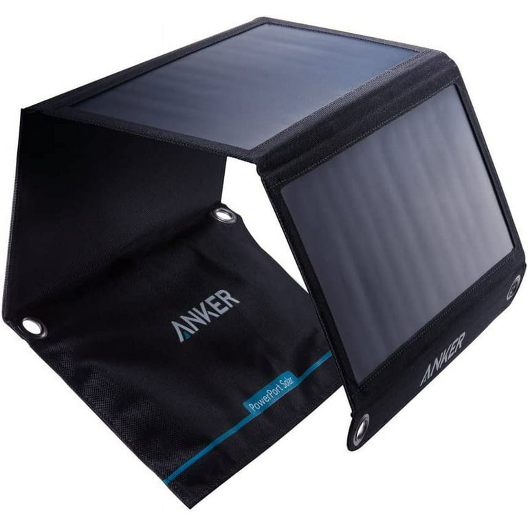 Open Box Anker 21W 2-Port USB Portable Solar Charger Power Port AK