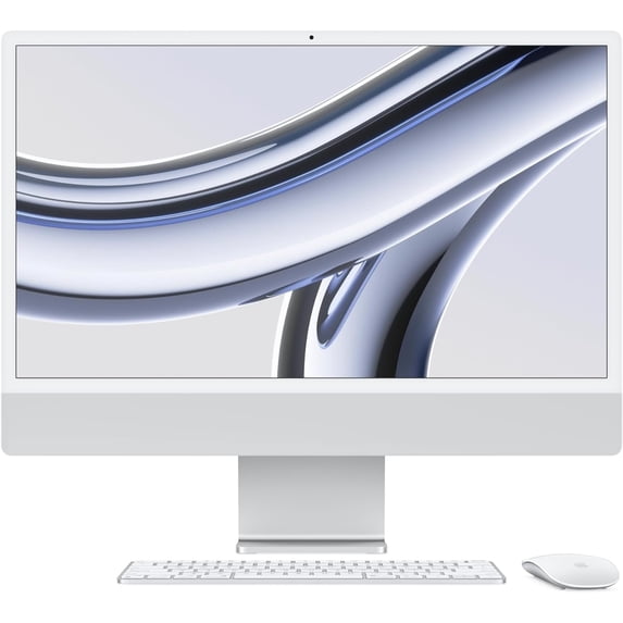 Open Box Apple 2023 iMac All-in-One 24" M3 8-Core 8GB 256GB SSD 10-Core GPU - Silver