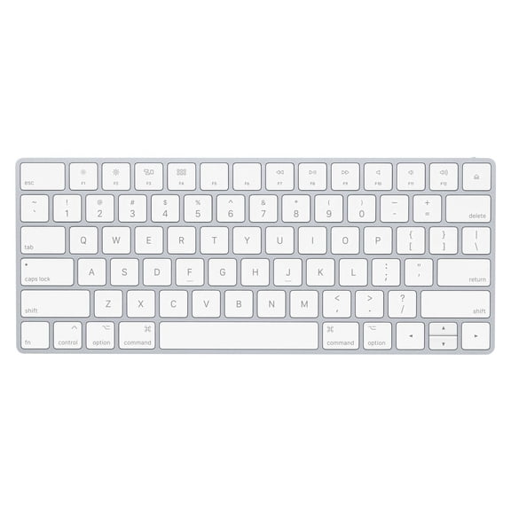 Open Box Apple MLA22LL/A Wireless Rechargable Magic Keyboard, US English, Silver