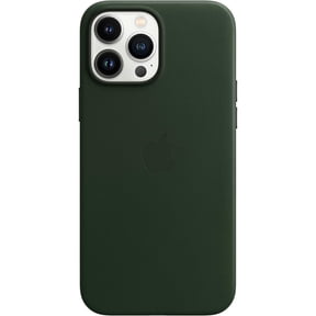 Open Box Apple MM1Q3FE/A iPhone 13 Pro Max Leather Case with MagSafe - Sequoia Green