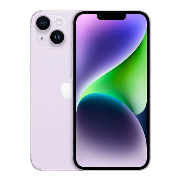 Open Box Apple iPhone 14- Carrier Unlocked -128 GB Purple