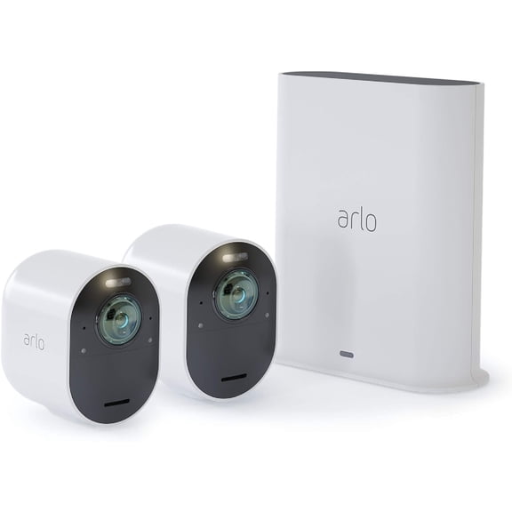 Arlo VMS5240-100NAR 4K Wireless Security System - 2 Camera Kit - White