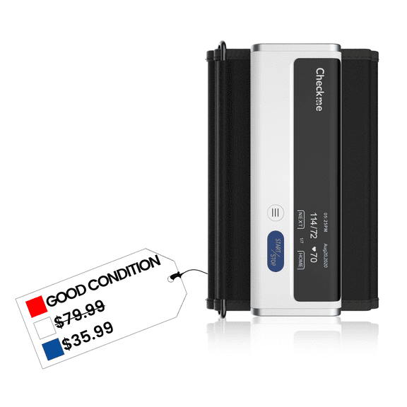 Open Box Checkme Armfit Smart Blood Pressure Monitor, Wireless Upper Arm Cuff Bluetooth BP Machine