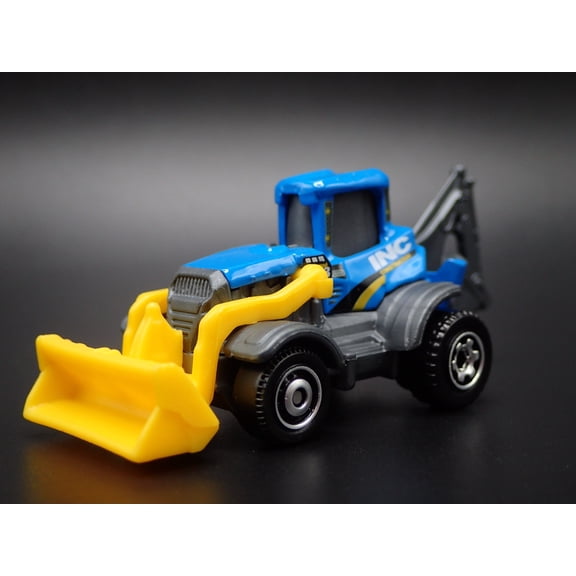 Open Box BACKHOE CONTRUCTION VEHICLE 1:64 MB SCALE COLLECTIBLE DIORAMA DIECAST MODEL CAR