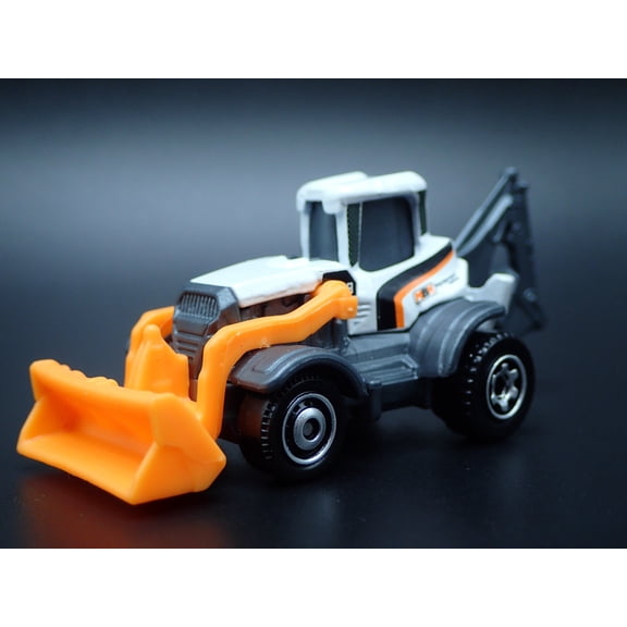 Open Box BACKHOE CONTRUCTION VEHICLE 1:64 MB SCALE COLLECTIBLE DIORAMA DIECAST MODEL CAR