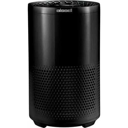 Open Box BISSELL MYair Pro Air Purifier with HEPA Carbon Filter for Small Room - BLACK