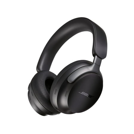 Open Box Bose QuietComfort Ultra Headphones, Noise Cancelling Over Ear Wireless Bluetooth Headphones, Black