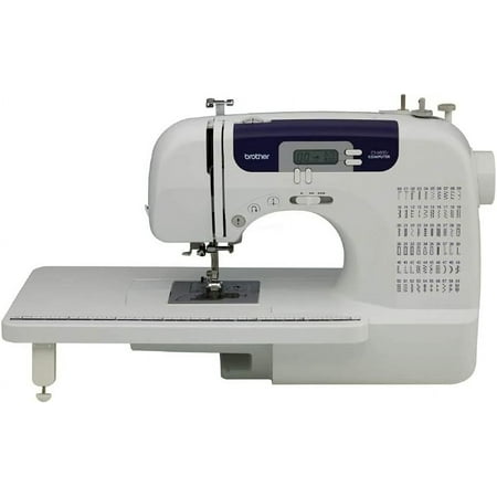 Open Box Brother Sewing and Quilting Machine, CS6000i, 60 Built-in Stitches - WHITE/BLUE