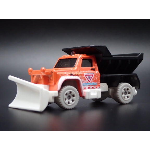 Open Box CHEVROLET TRUCK SNOW PLOW ROAD MAINTANCE W HITCH 1:64 MB SCALE DIECAST MODEL CAR