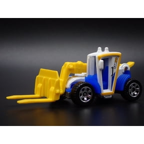Open Box CONSTRUCTION FORKLIFT WHITE 1:64 MB SCALE COLLECTIBLE DIORAMA DIECAST MODEL CAR