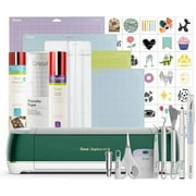 Open Box Cricut Explore Air 2 Starter Bundle - Includes 50 images & 10 fonts - EMERALD