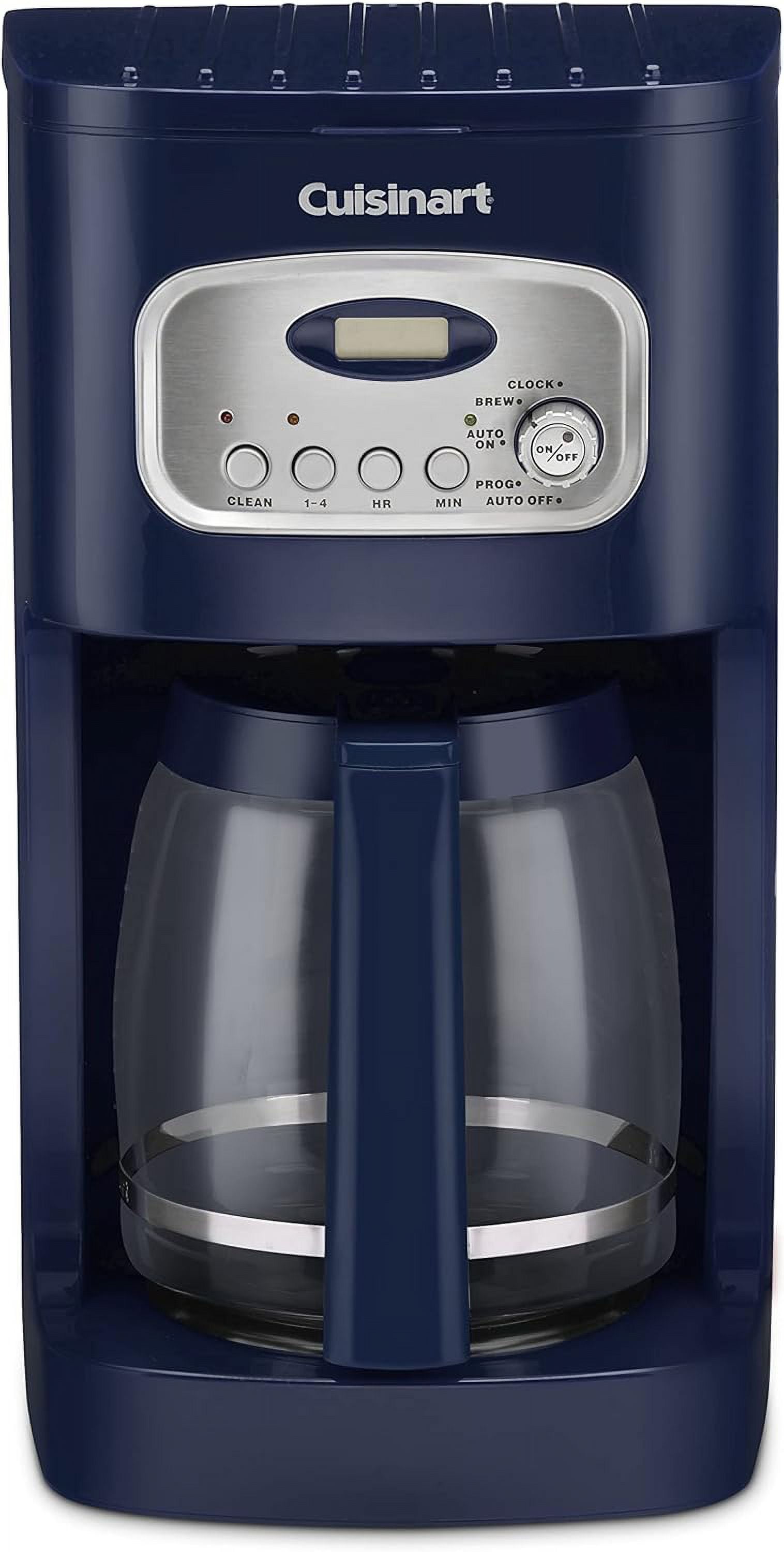 Open Box Cuisinart 12Cup Programmable Coffee Maker DCC1100NVTG Navy