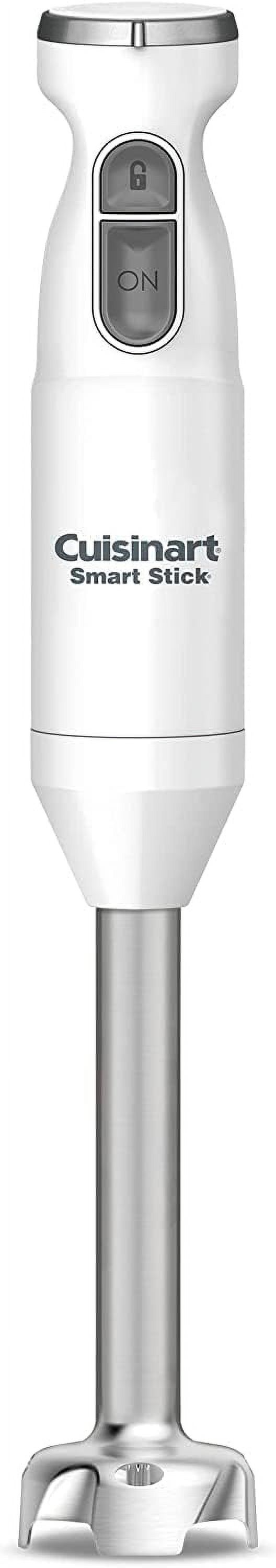 Open Box Cuisinart CSB-175 Smart Stick 2-Speed Hand Blender, Stainless Steel - White
