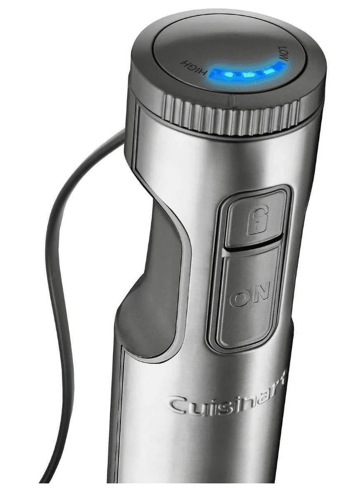 Open Box Cuisinart Immersion Hand Blender with Storage Bag SILVER HB