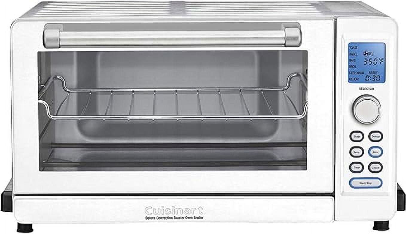 Open Box Cuisinart TOB-135WFR Digital Convection Toaster Oven - SILVER/WHITE