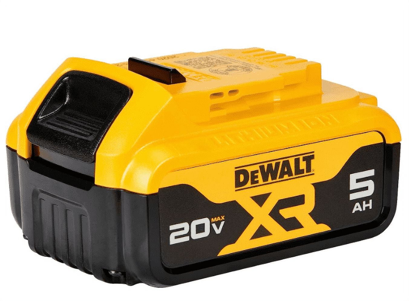 Open Box DEWALT DCB205 20V MAX Premium XR 5.0Ah Lithium Ion Battery Black DCB205