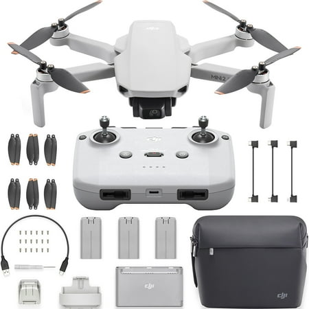 DJI Mini 2 SE Aerial Drone w/3 Batteries & QHD Video