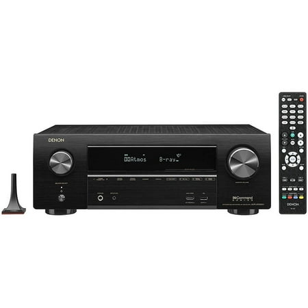 Denon AVR-X1600H 7.2 Channel 4K UHD AV Receiver, Supports Dolby Atmos, DTS:X & DTS Virtual:X, Amazon Alexa Compatible - Black