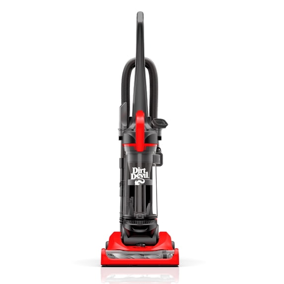 Open Box Dirt Devil Bagless Upright Vacuum Cleaner, Multi-Surface+, Pet Friendly, Lightweight, Extension Wand, Dusting Brush, Turbo & Crevice Tool, UD76210V, Red