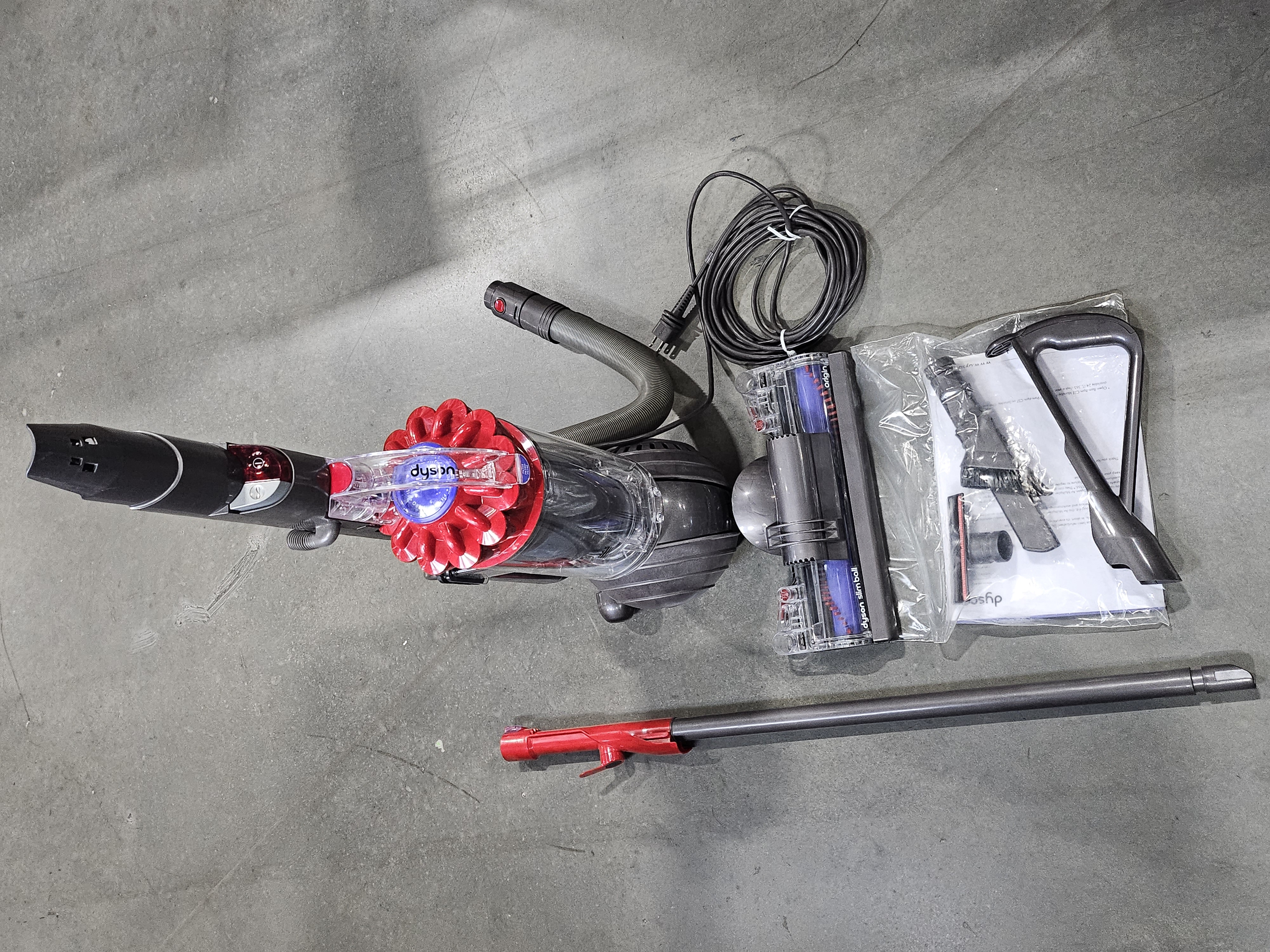 Open Box Dyson Light Ball Multi Floor+ upright vacuum cleaner Red/Iron