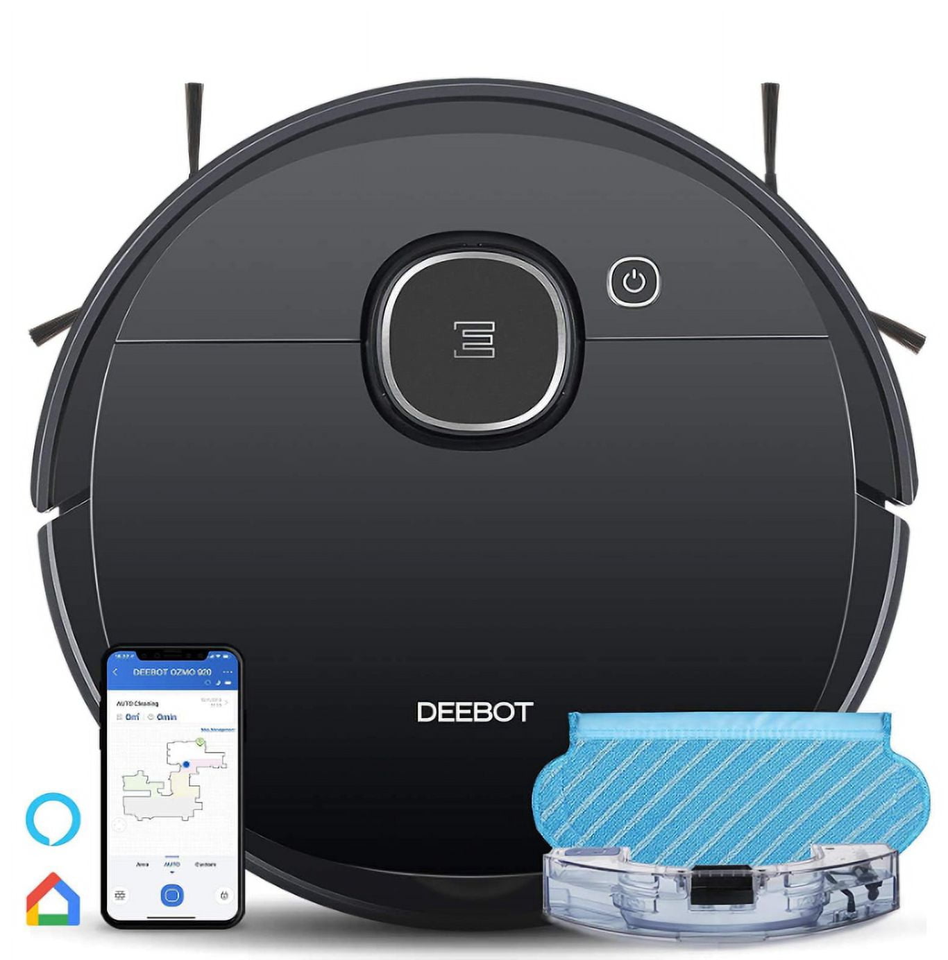 Open Box Ecovacs DEEBOT OZMO 920 2in1 Mopping Robotic Vacuum DEEBOT