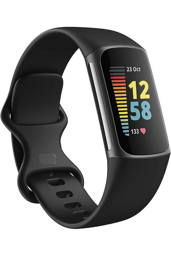 Open Box Fitbit Charge 5 Fitness Tracker FB421BKBK - Black/Graphite