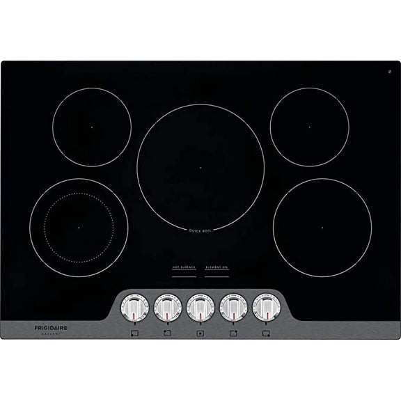 (Open Box) Frigidaire Stainless Steel Gallery 30" Electric Cooktop FGEC3068US - Black