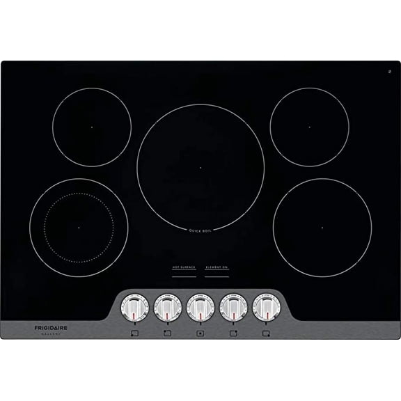 Frigidaire Stainless Steel Gallery 30" Electric Cooktop FGEC3068US - Black