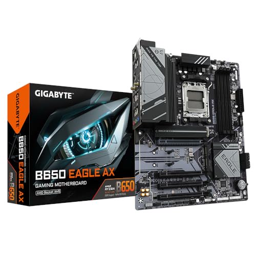 GIGABYTE B650EAGLEAX AMD AM5 SOCKET MOTHERBOARD WIFI 6E - BLACK