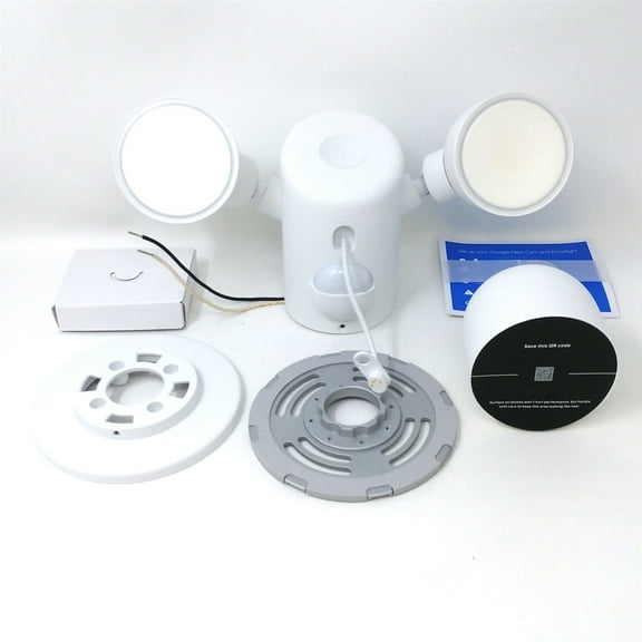 Open Box Google 1080p Nest Cam GA02411-US Floodlight Camera & Night Vision - White