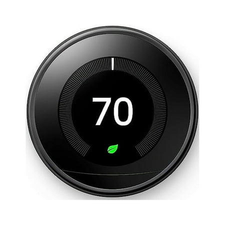 Open Box Google Nest Learning Thermostat T3018US - MIRROR BLACK