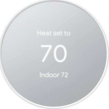 Open Box Google Nest Programmable Smart Wi-Fi Thermostat for Home (Snow) - GA01334-US
