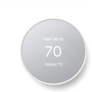 Open Box Google Nest Smart Programmable Wifi Thermostat - Snow