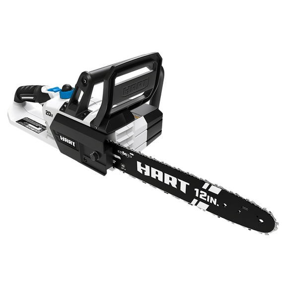 Open Box HART 20 Volt 12-Inch Cordless Chainsaw (1) 20-Volt 4.0Ah Lithium-Ion Battery