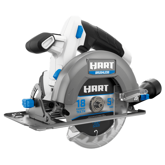 Open Box HART 20-Volt Brushless 5-1/2-inch Compact Battery-Powered Circular Saw (Battery Not Included) New Condition