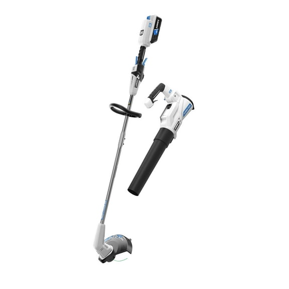 Open Box HART 40V 12" String Trimmer and Blower Combo Kit, Generation Two, (1) 4.0Ah Lithium-Ion Battery