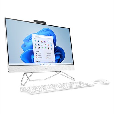 HP 23.8" Full HD Touchscreen All-In-One Computer, Intel Pentium Silver J5040, 8GB RAM, 256GB SSD, Windows 11 Home, 24-Cb0062ds (Refurbished)