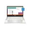 thumbnail image 1 of (Open Box) HP Chromebook 14" Laptop, Intel Celeron N4120 Processor, Intel UHD 600 Graphics, 4 GB RAM, 64 GB SSD, Chrome OS (14a-na0240nr, Ceramic White), 1 of 5
