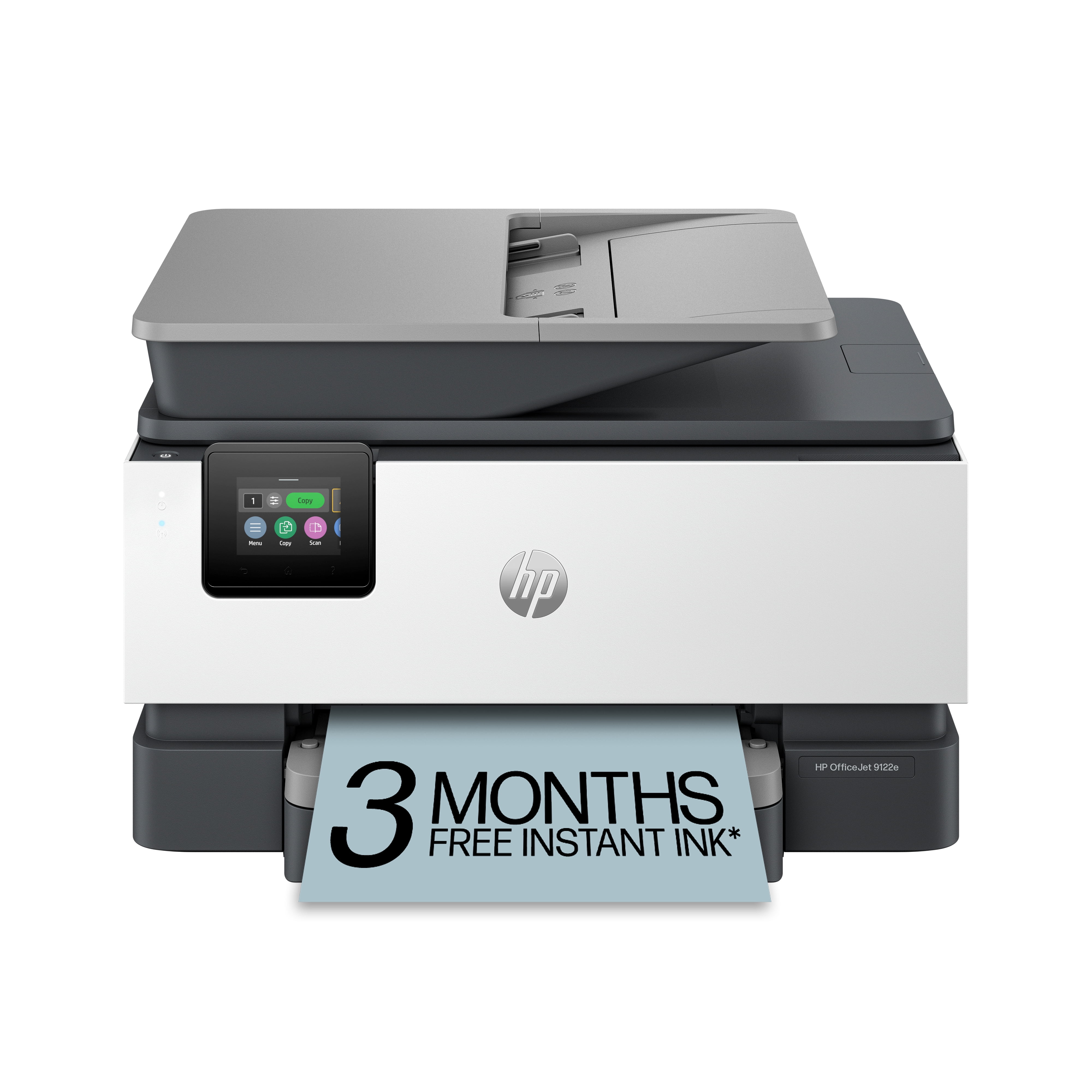 Open Box HP OfficeJet 9122e Wireless All-in-One Color Inkjet Printer, Scanner, Copier, Fax, ADF, 3 months Instant Ink