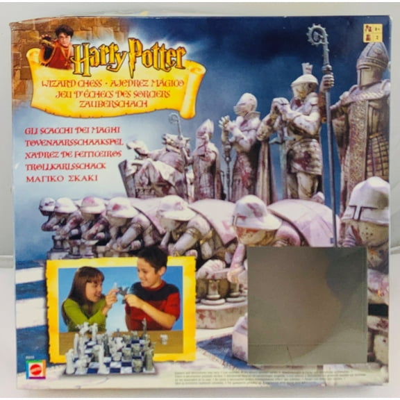Open Box Harry Potter Wizard's Chess Game - 2002 - Mattel - Great Condition