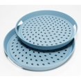 thumbnail image 1 of Open Box Henning Lee 2-Piece Medium & Large Round Non-Slip Serving Trays, 1 of 3
